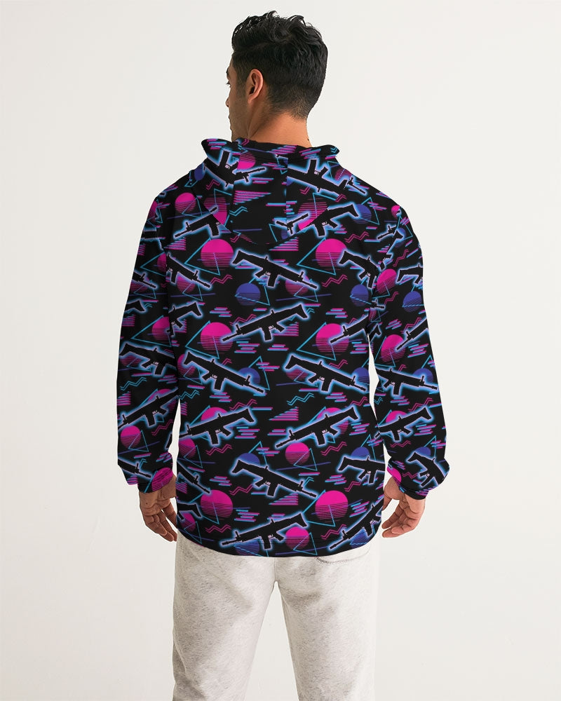 Miami Nights Men's All-Over Print Windbreaker