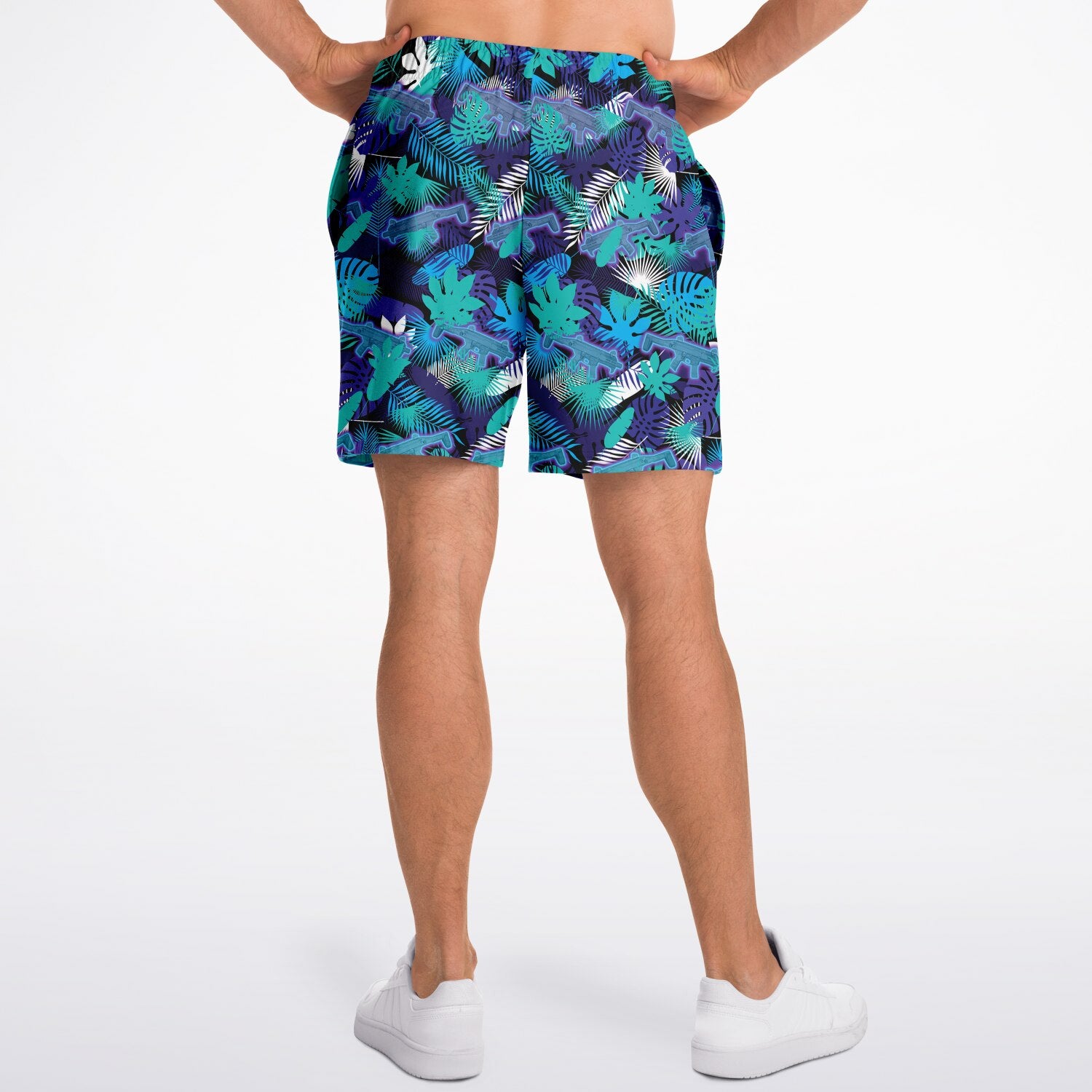 Neon Scorpion Athletic Shorts