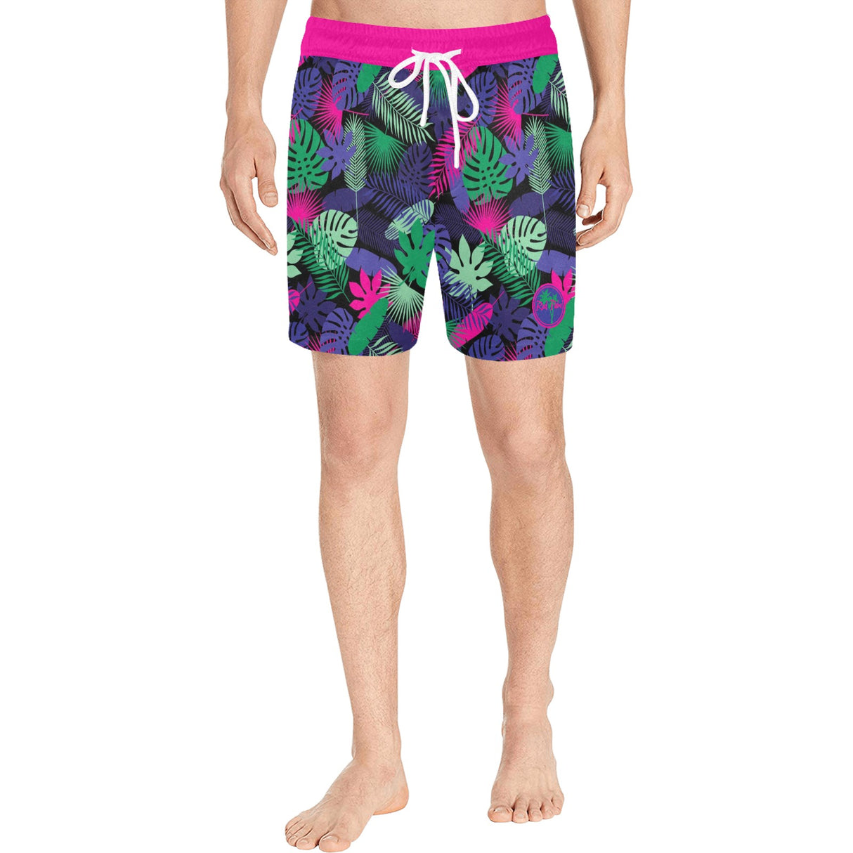 Neon Jungle Rad Men's Mid-Length Swim Shorts
