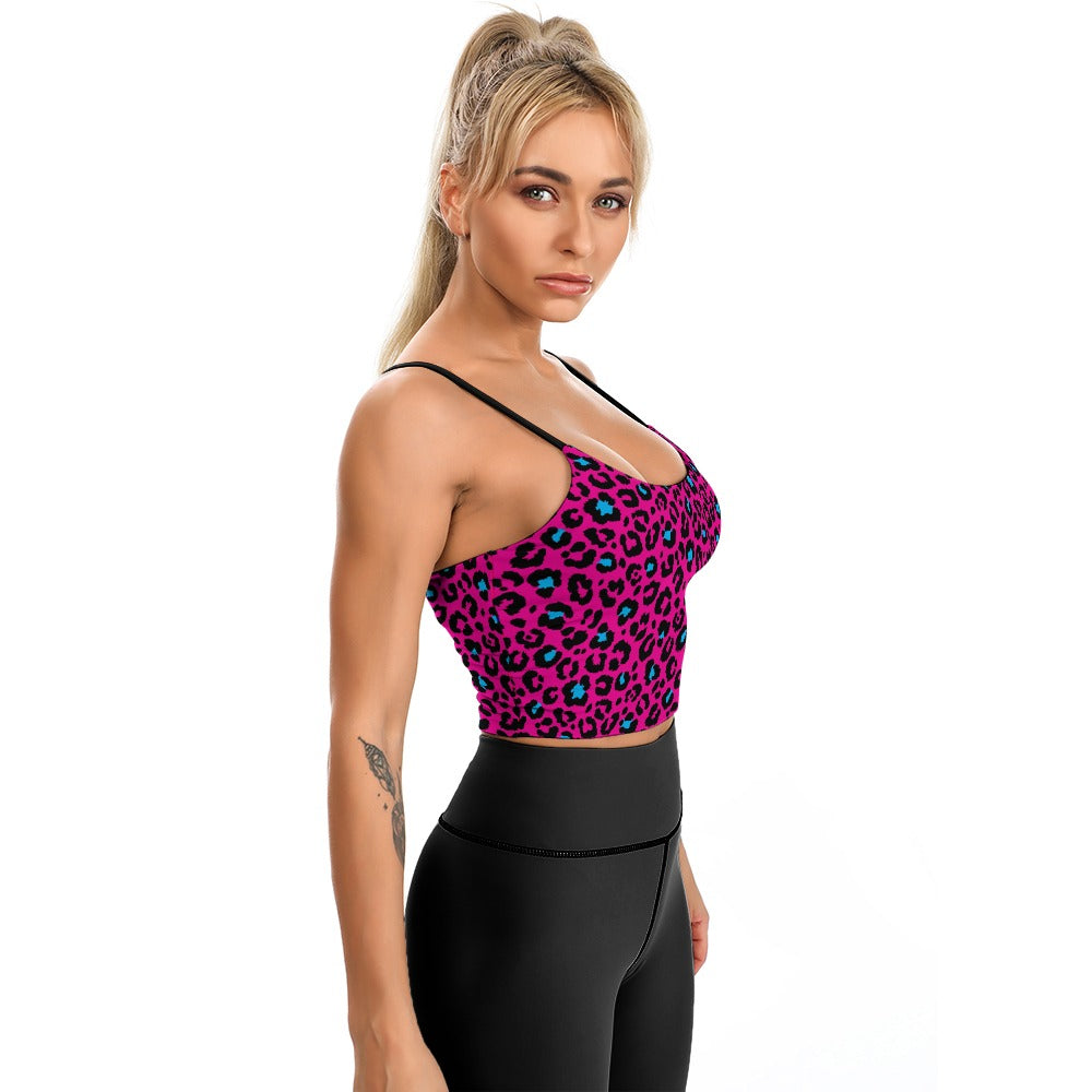 Pink Leopard Women's Thin Vintage Comfort Camisole