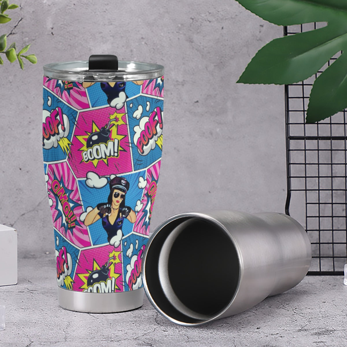 ¡Aquí viene el boom! Vaso de 30 oz