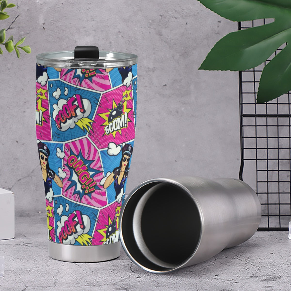 ¡Aquí viene el boom! Vaso de 30 oz