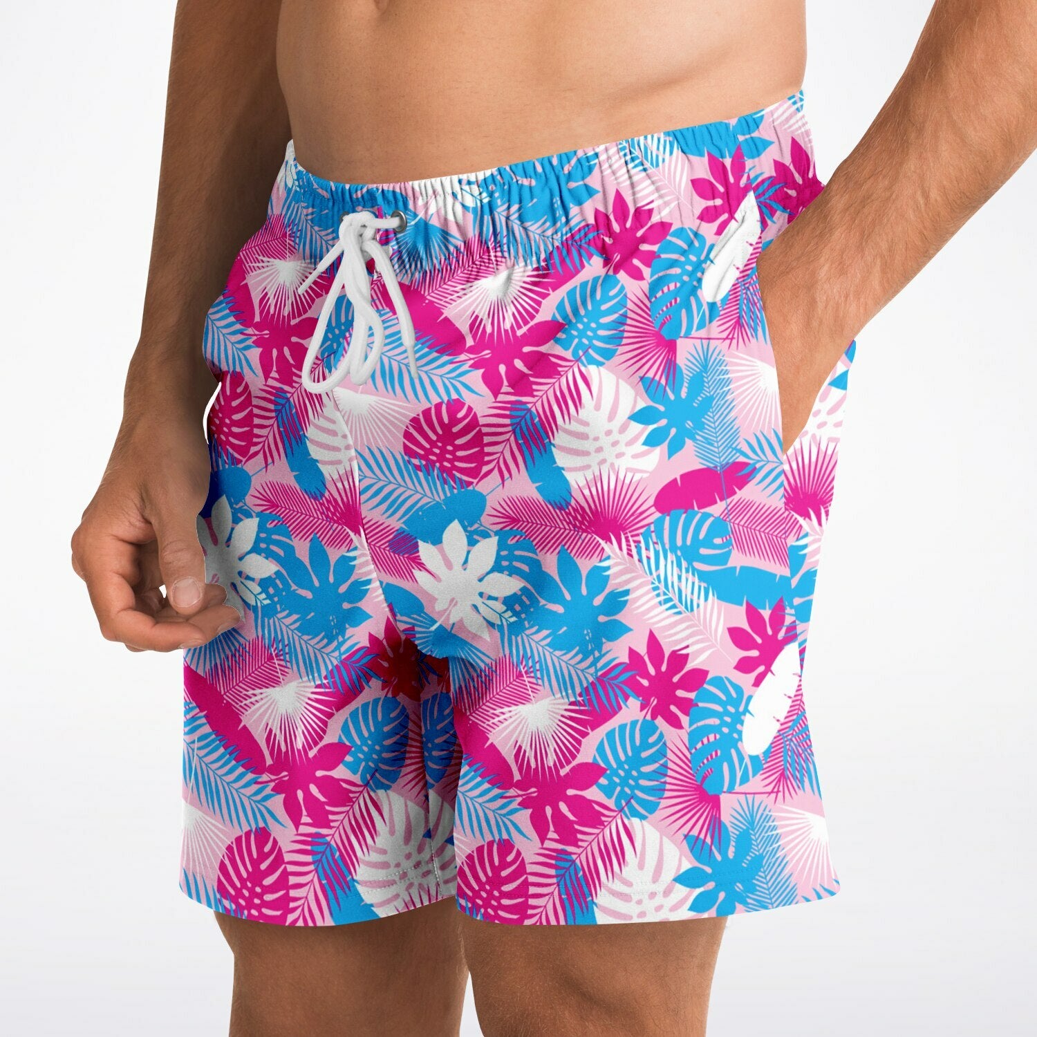 Neon Jungle Light Athletic Shorts