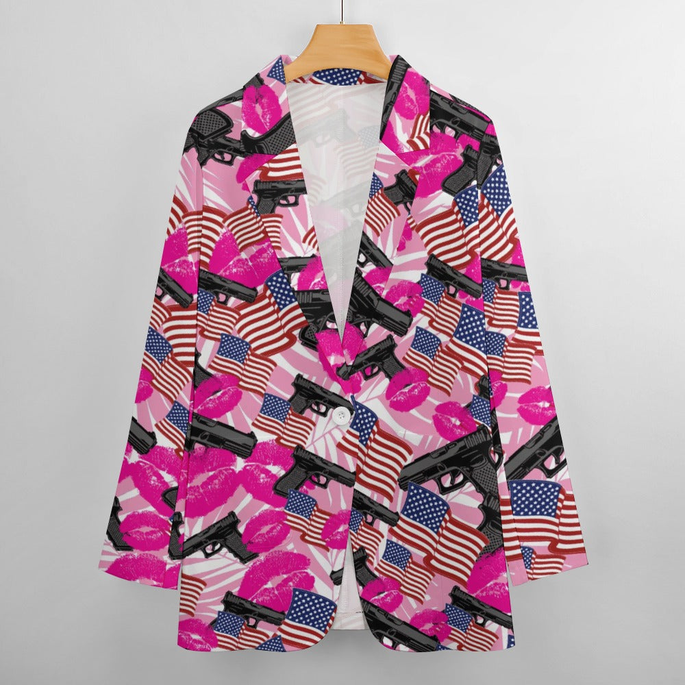 The Patriot Barbie Casual Suit Jacket