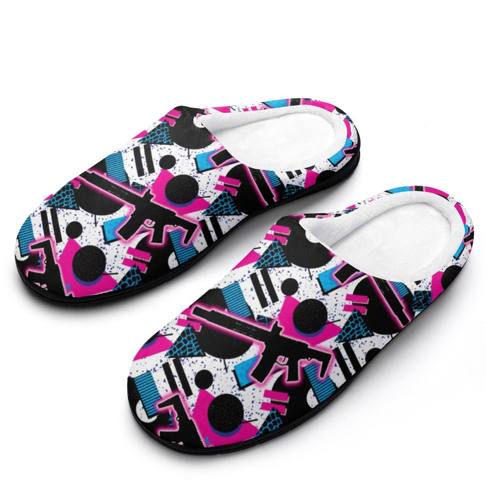 Honey Badger Cotton Slippers