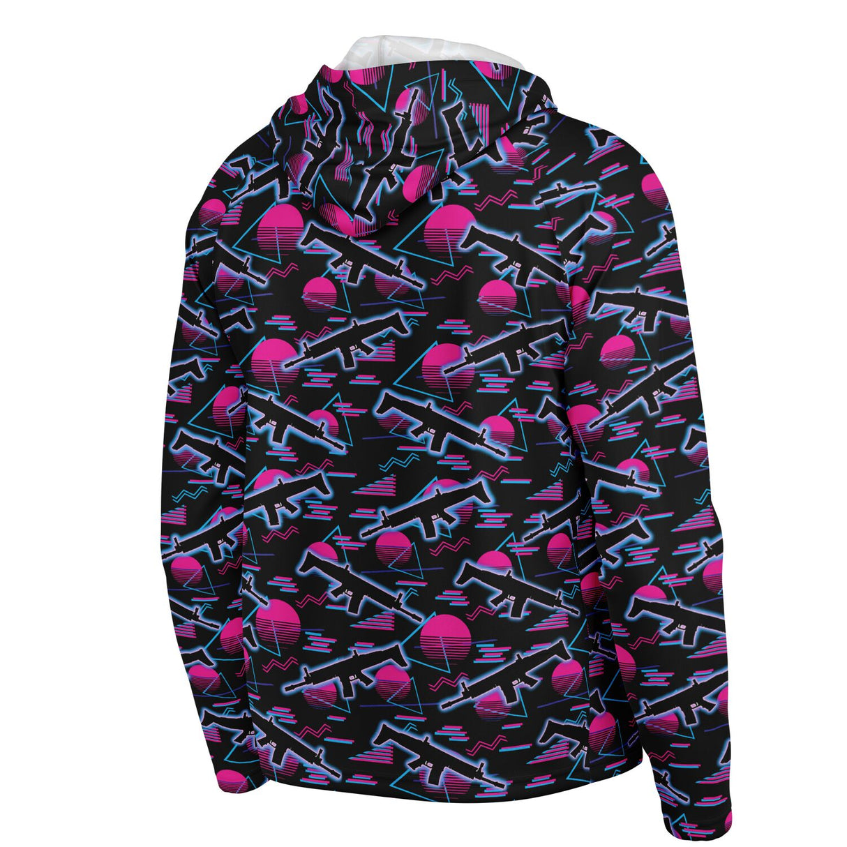 Mimi Nights Men's Long Sleeve Hooded Performance Shirt