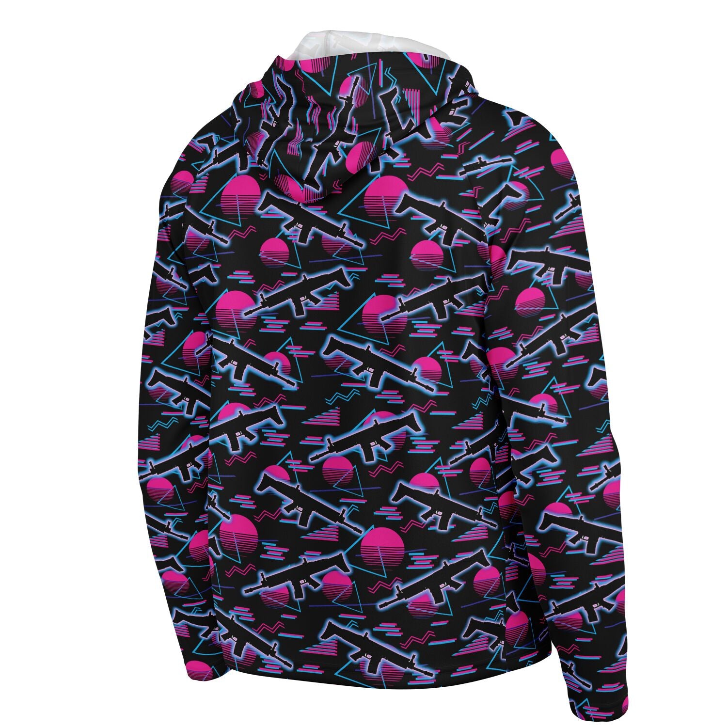 Mimi Nights Men's Long Sleeve Hooded Performance Shirt