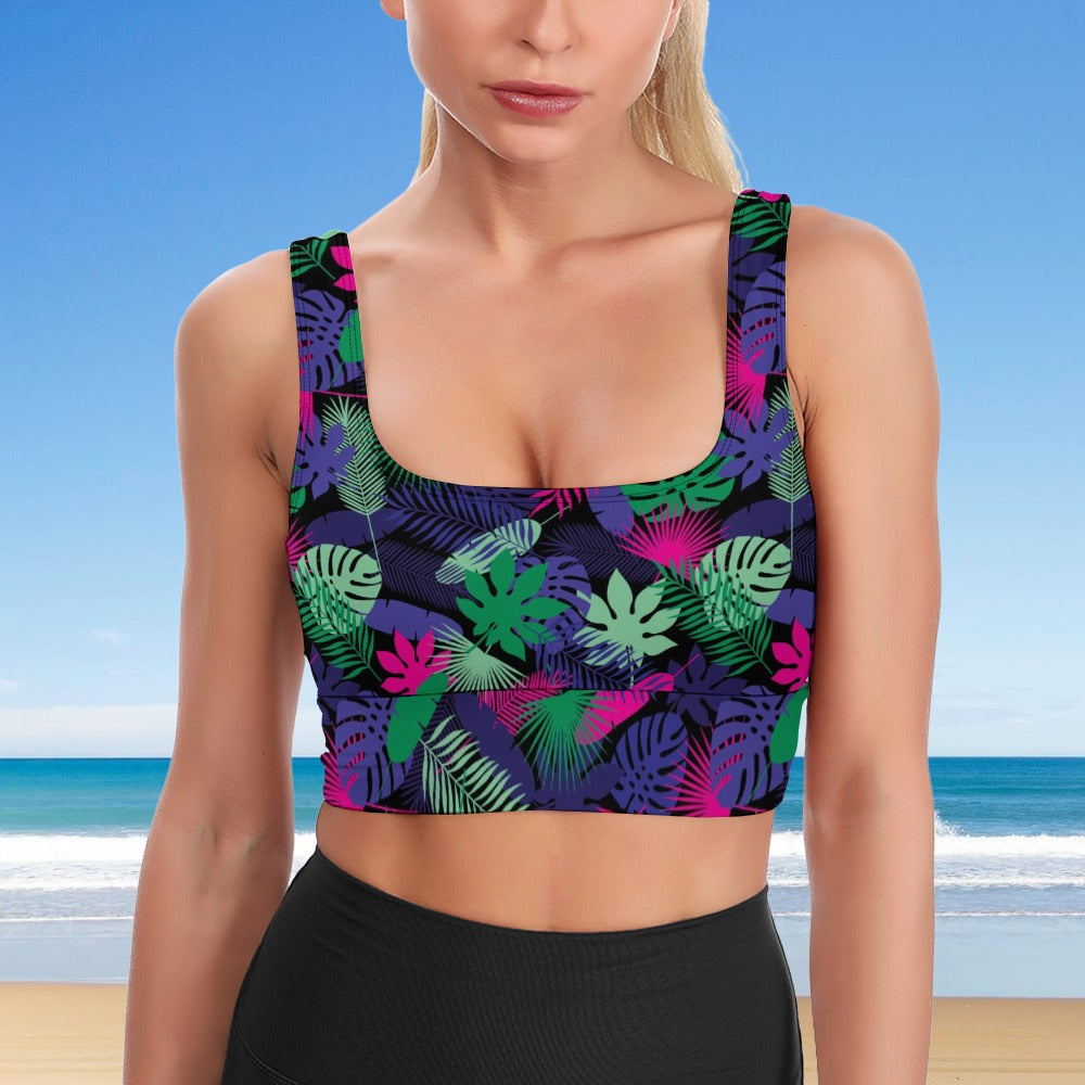 Neon Jungle Rad Longline Bra Top