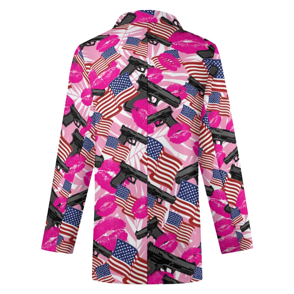 The Patriot Barbie Casual Suit Jacket