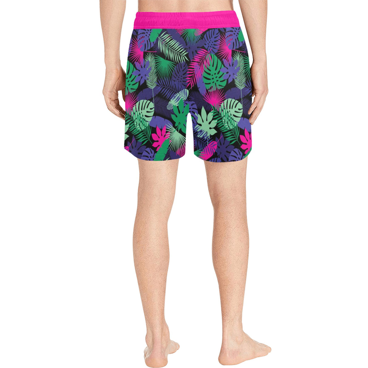 Neon Jungle Rad Men's Mid-Length Swim Shorts