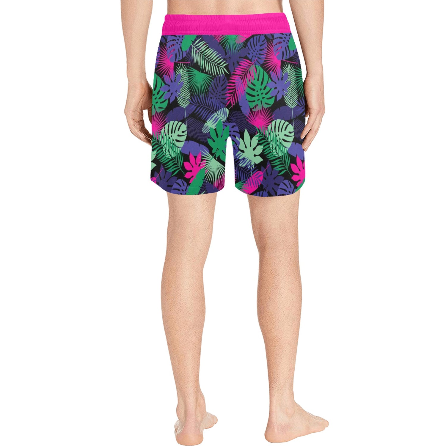Neon Jungle Rad Men's Mid-Length Swim Shorts