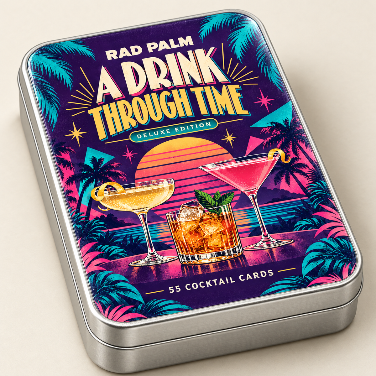Rad Palm: A Drink Through Time Card Deck Deluxe
