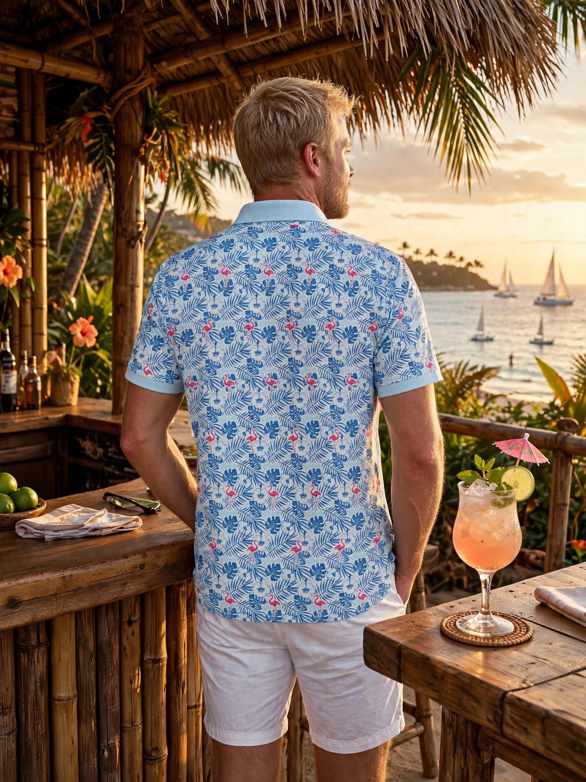 Polo de fiesta como Flockstar