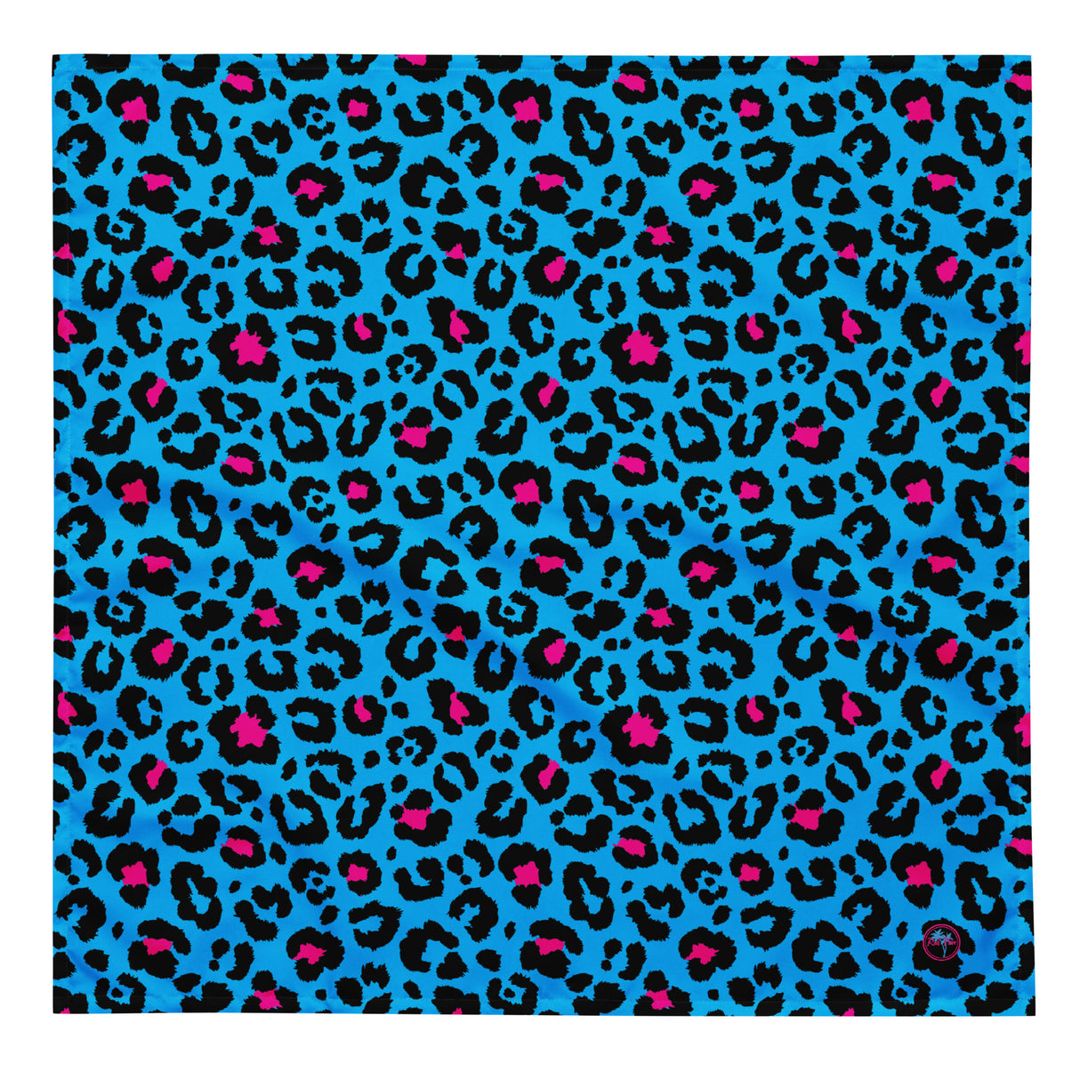 Blue Leopard Bandana