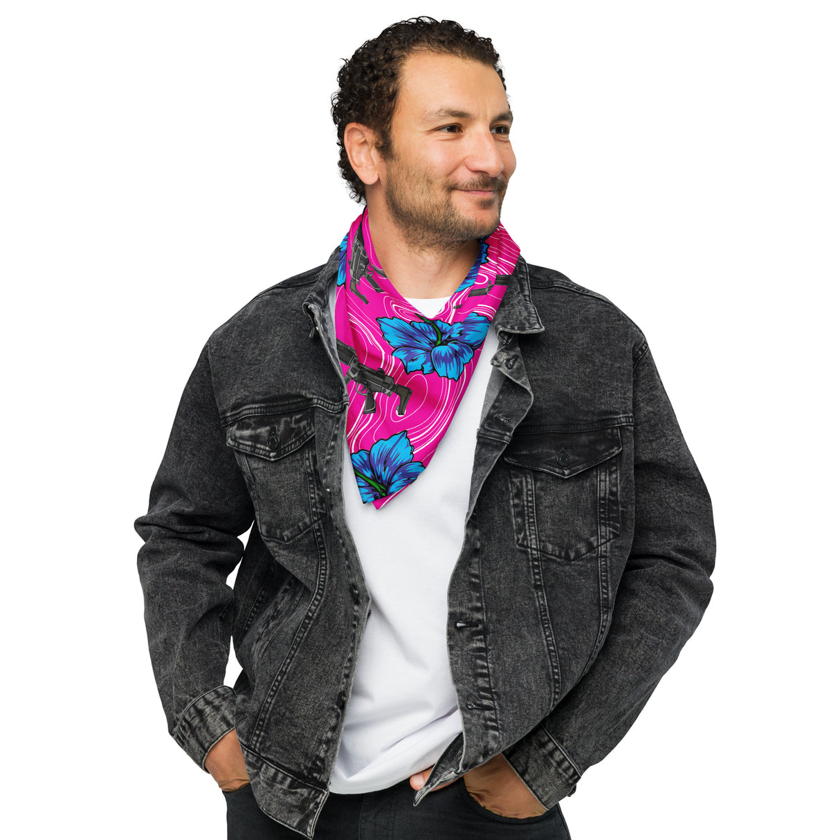 High Capacity Hibiscus Bandana