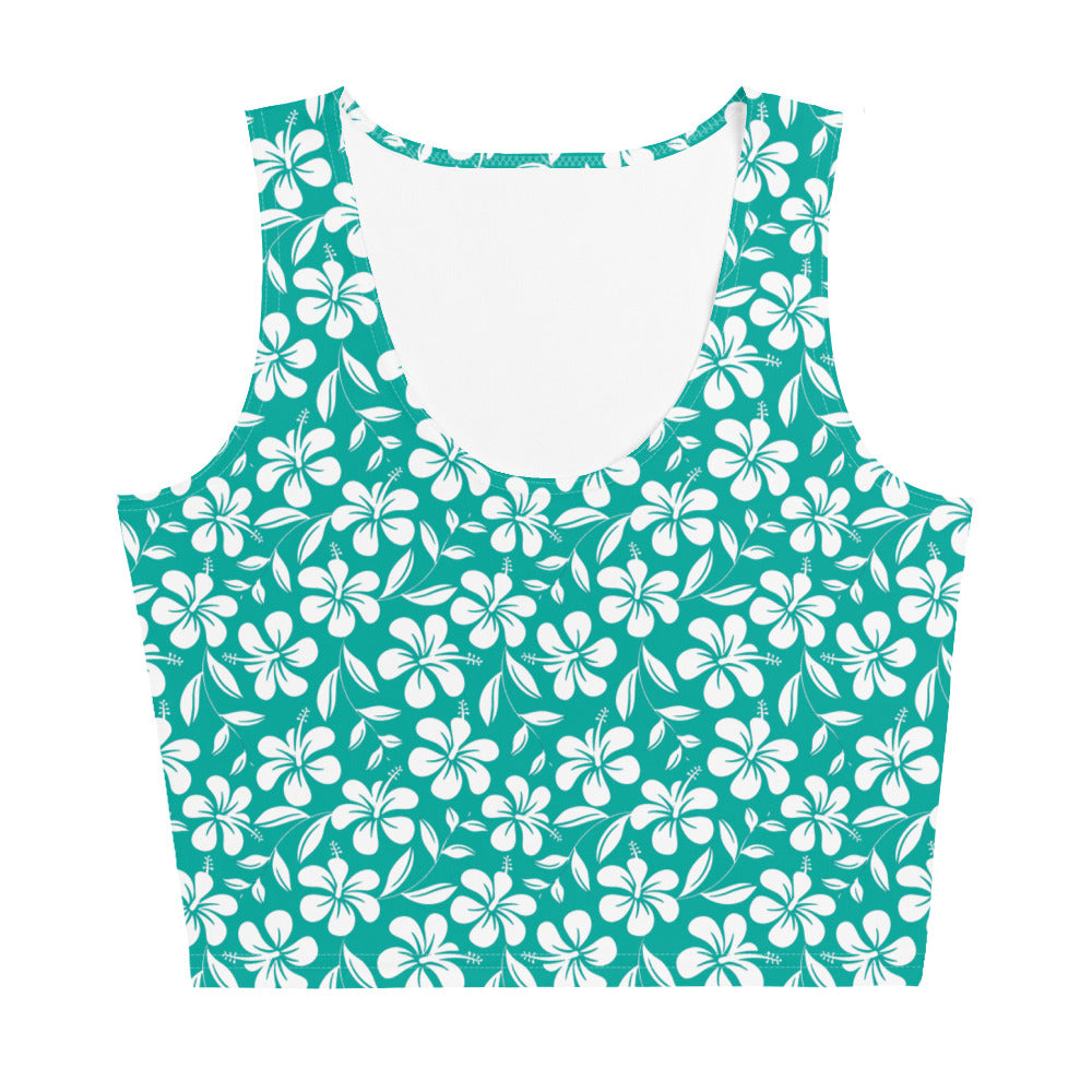 Bimini Teal Crop Top