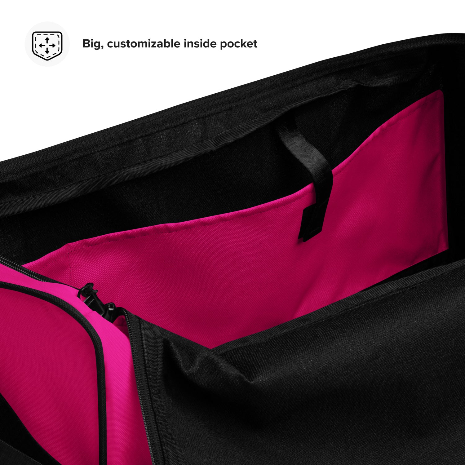 Hot Pink Duffle Bag