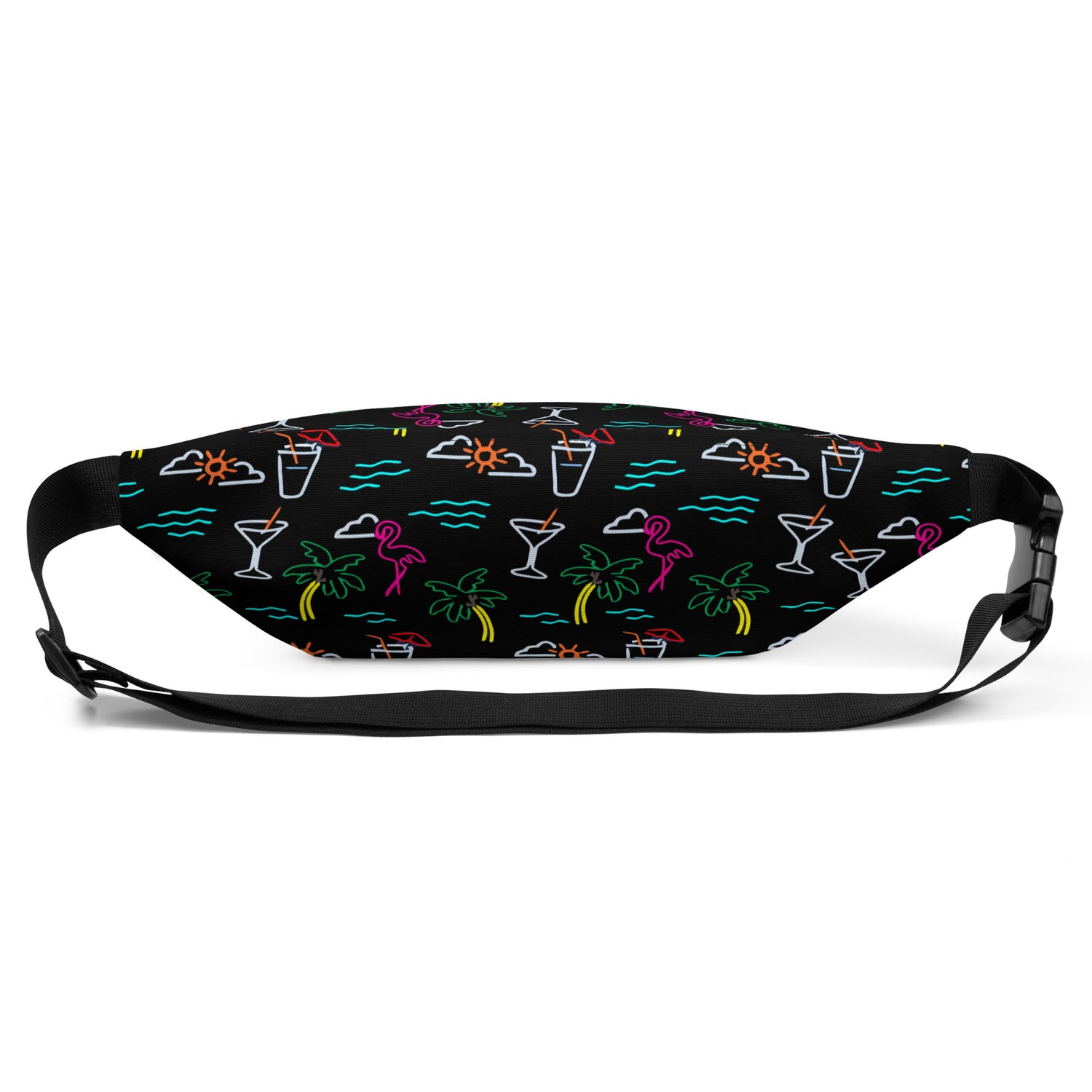 Five O'Clock Somewhere Black Fanny Pack