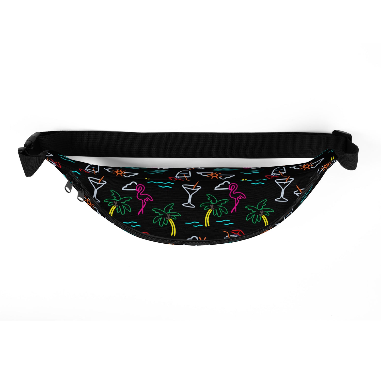 Five O'Clock Somewhere Black Fanny Pack