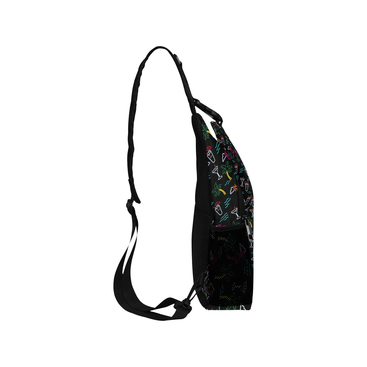 Five O'Clock Somewhere Black Sling Bag