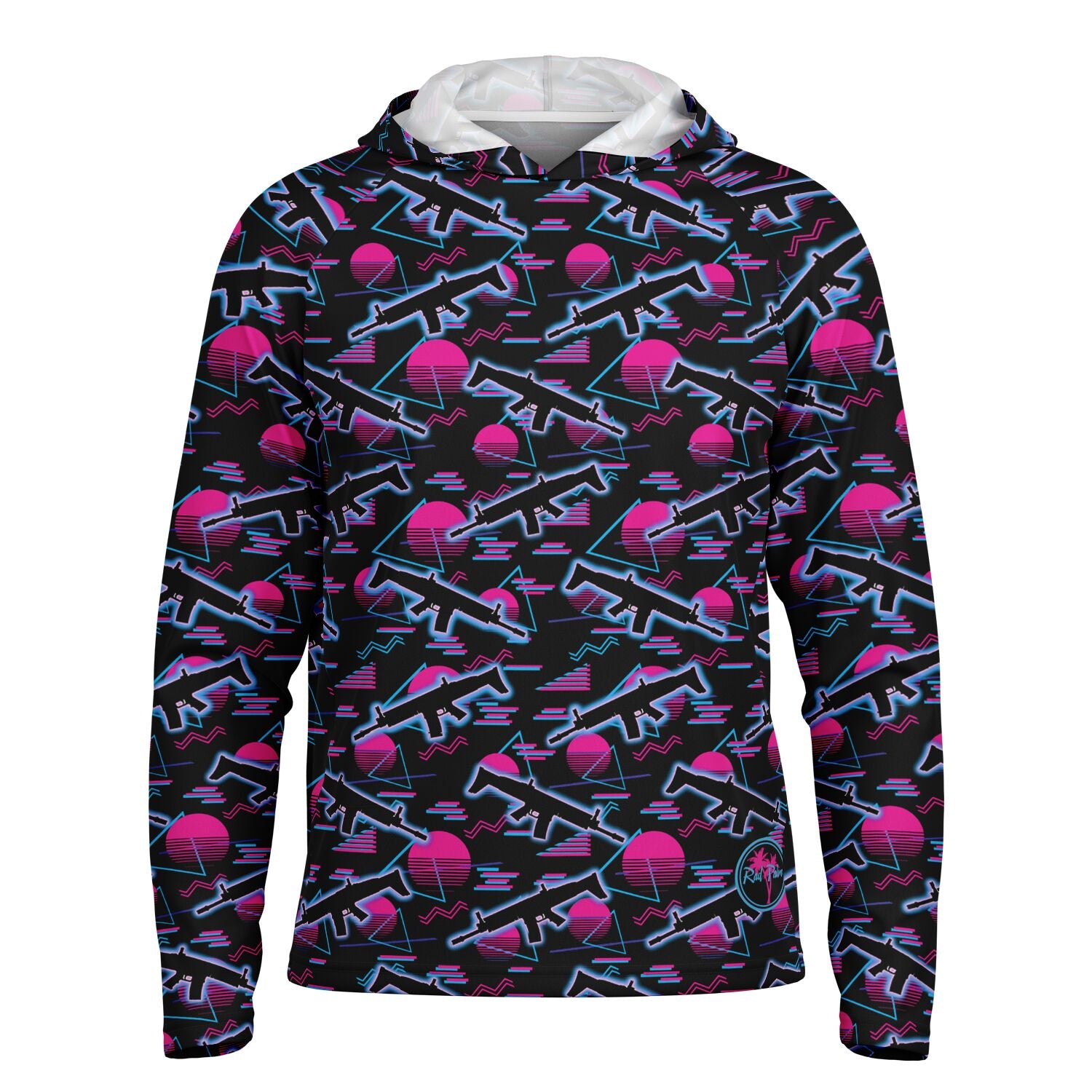 Mimi Nights Men's Long Sleeve Hooded Performance Shirt