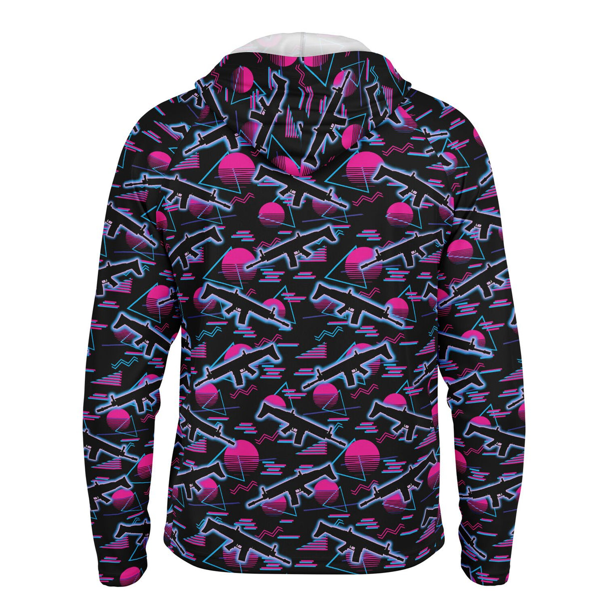 Mimi Nights Men's Long Sleeve Hooded Performance Shirt