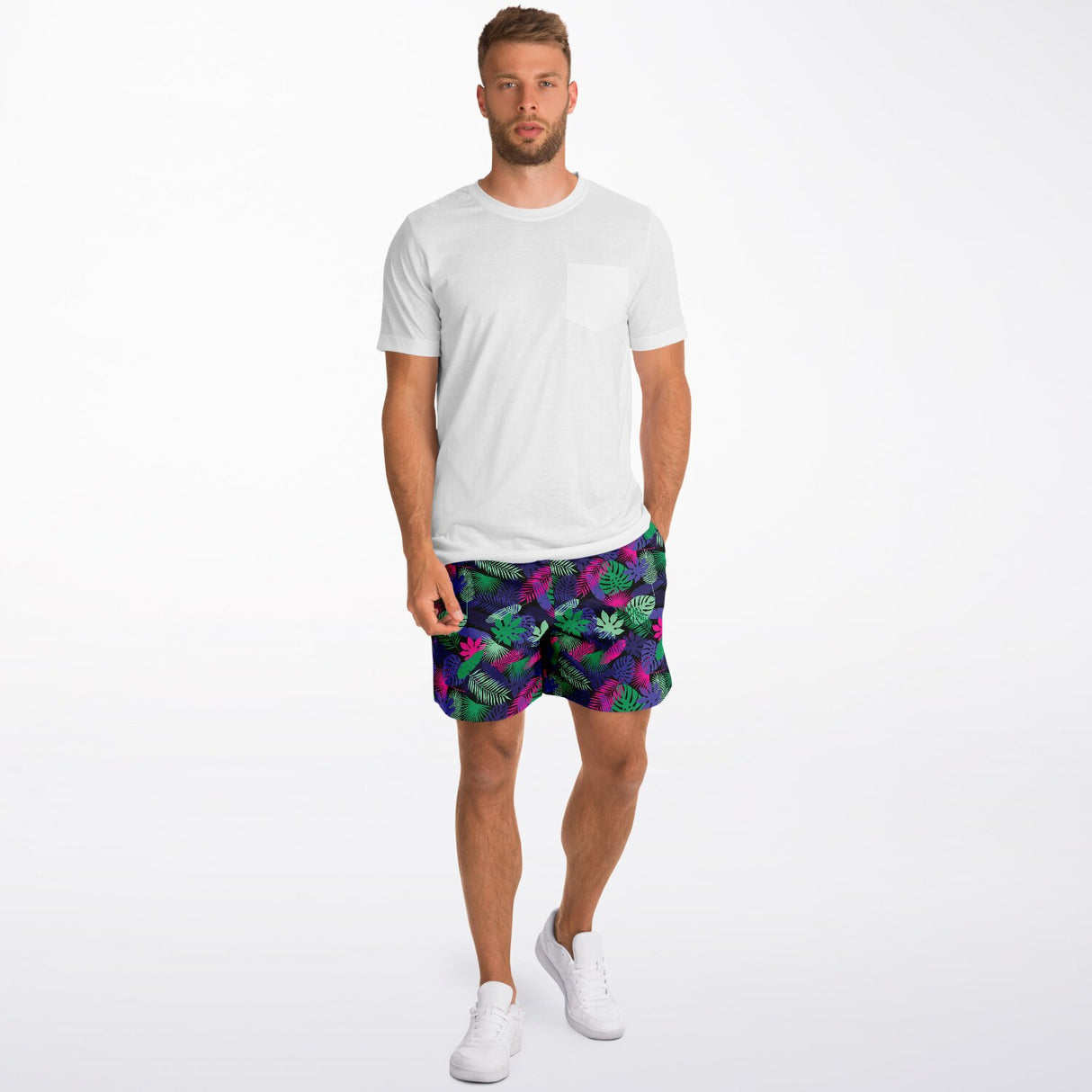 Neon Jungle Rad Athletic Shorts