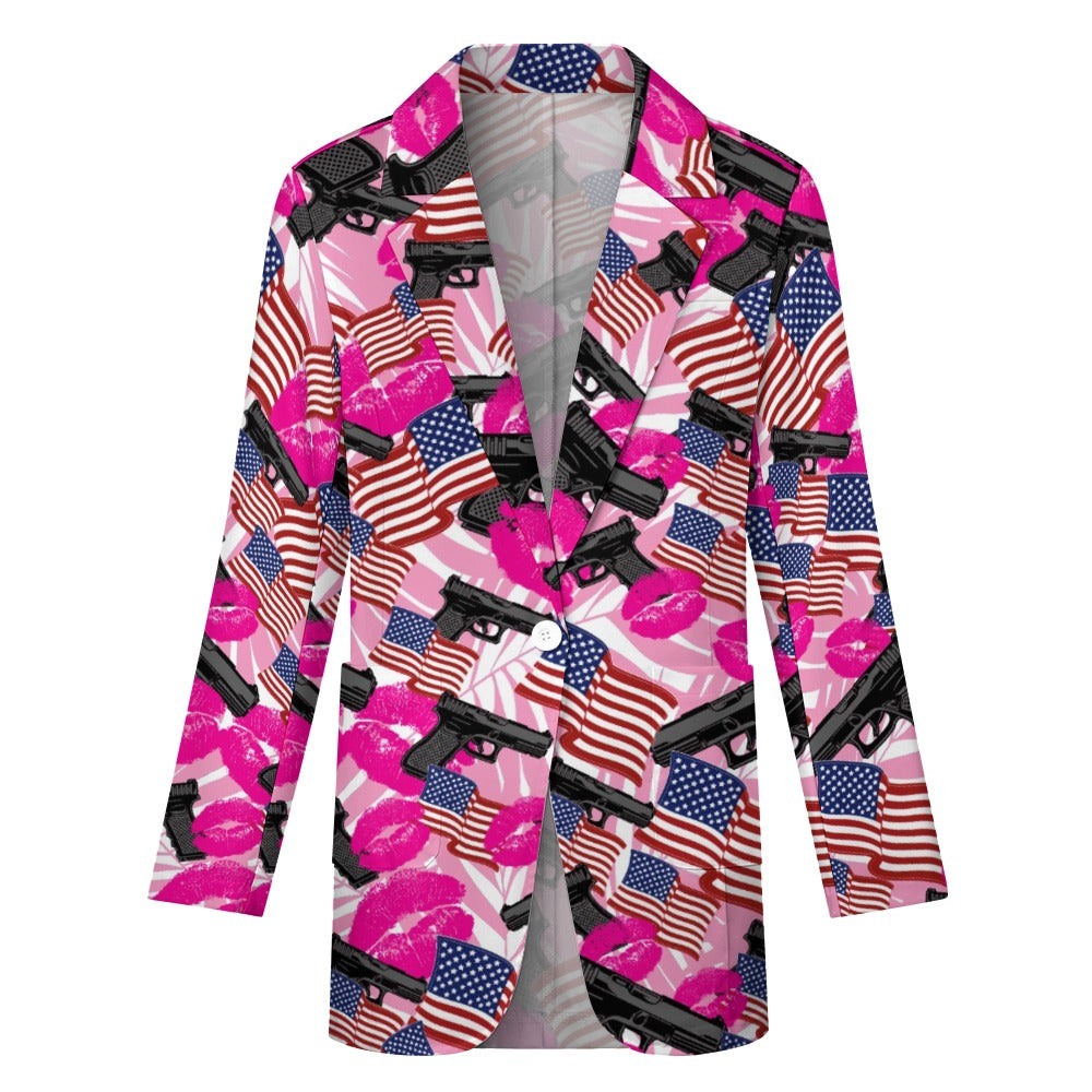 The Patriot Barbie Casual Suit Jacket