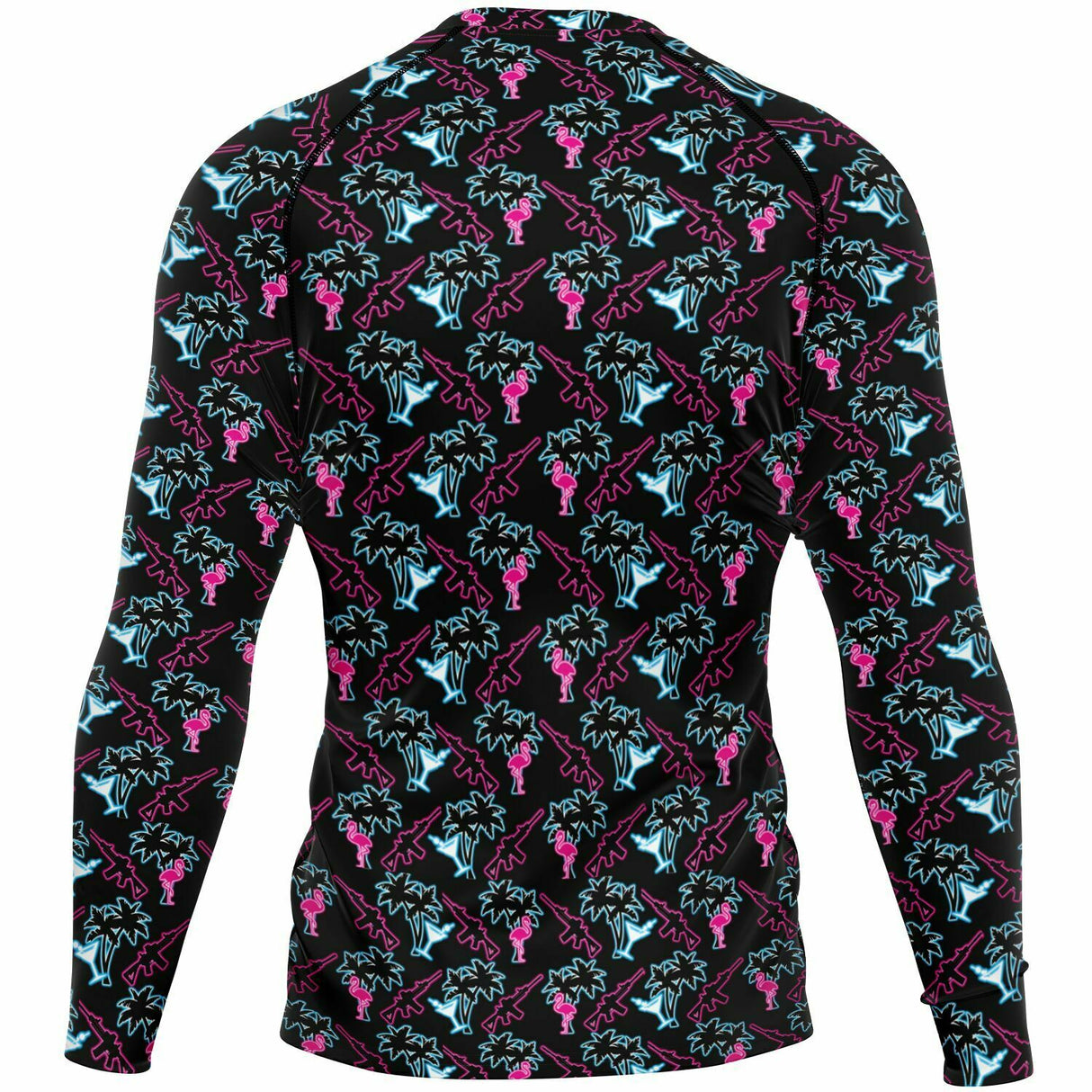 Camiseta de protección contra erupciones Rad Palm Neon Attack