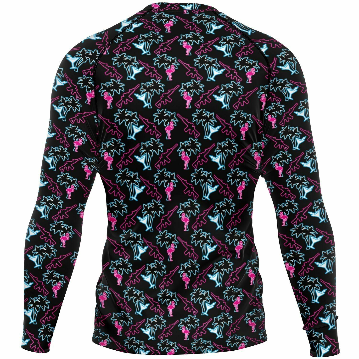 Camiseta de protección contra erupciones Rad Palm Neon Attack