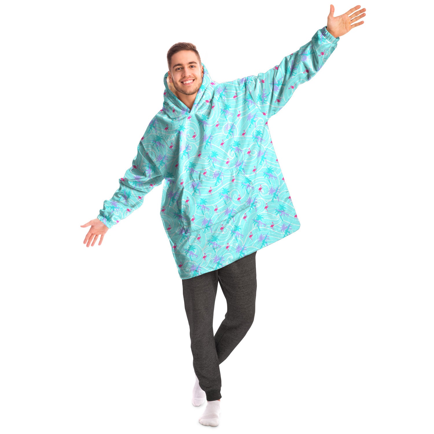 Rad Palm Tropical Tidal Wave Snug Hoodie