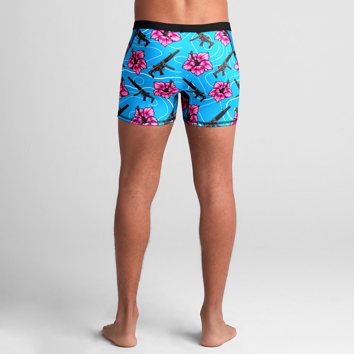 High Capacity Hibiscus Boxer Briefs