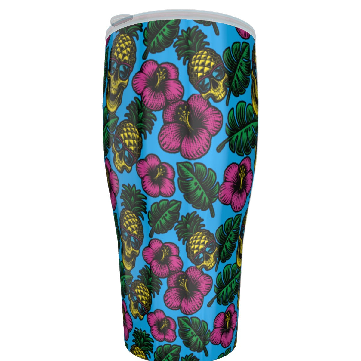Vaso azul de 30 oz con forma de cabeza de piña de Rad Palm