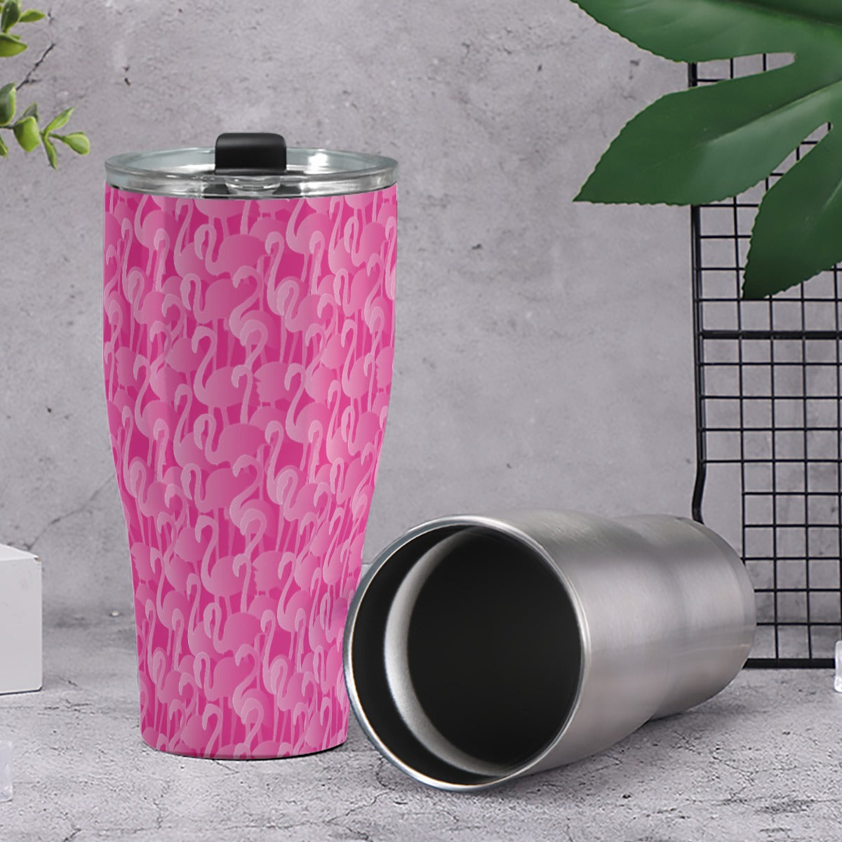 Vaso Super Flamingo de 30 oz