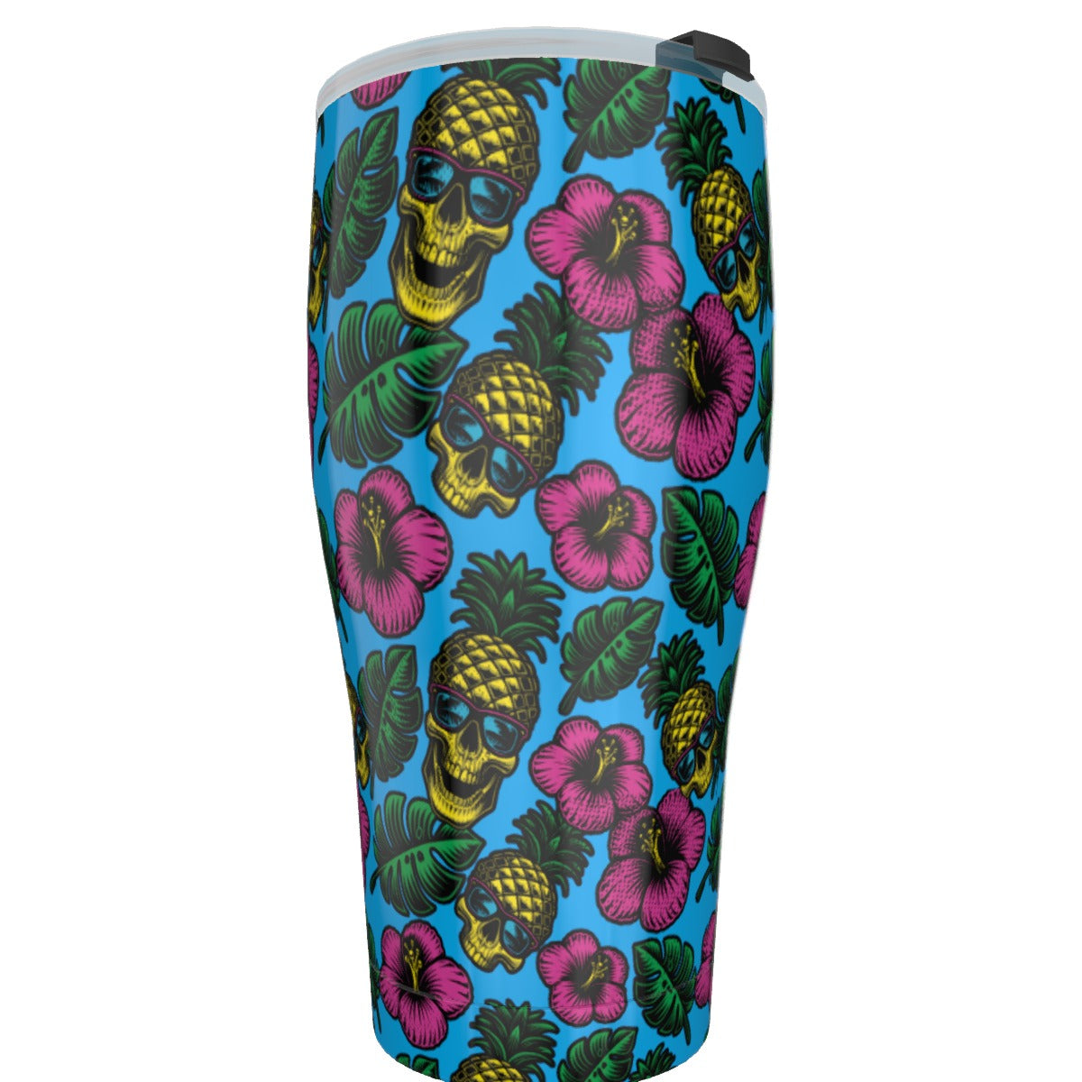Vaso azul de 30 oz con forma de cabeza de piña de Rad Palm