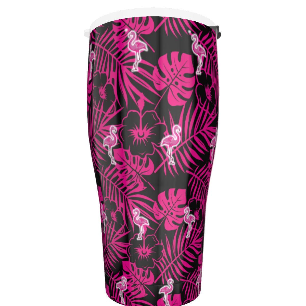 Vaso rosa de 30 oz con diseño de estrella de Rad Palm Party Like a Flock