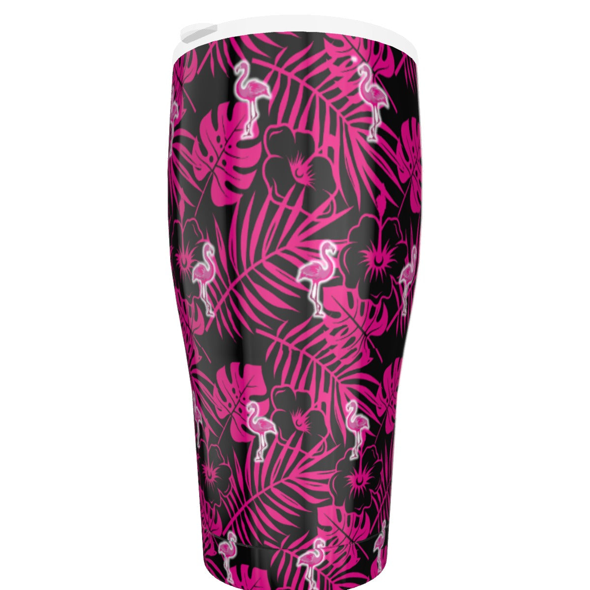Vaso rosa de 30 oz con diseño de estrella de Rad Palm Party Like a Flock