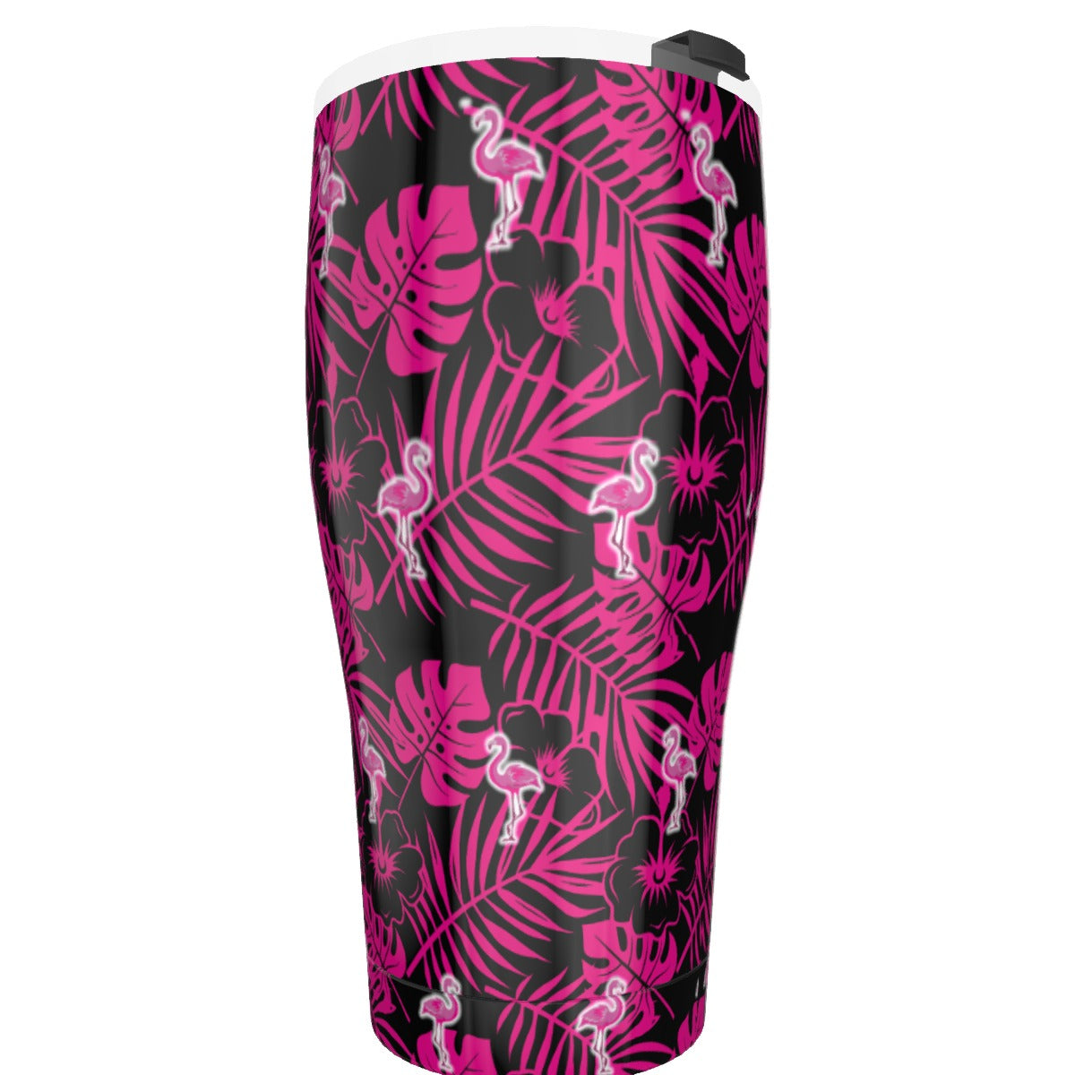 Vaso rosa de 30 oz con diseño de estrella de Rad Palm Party Like a Flock