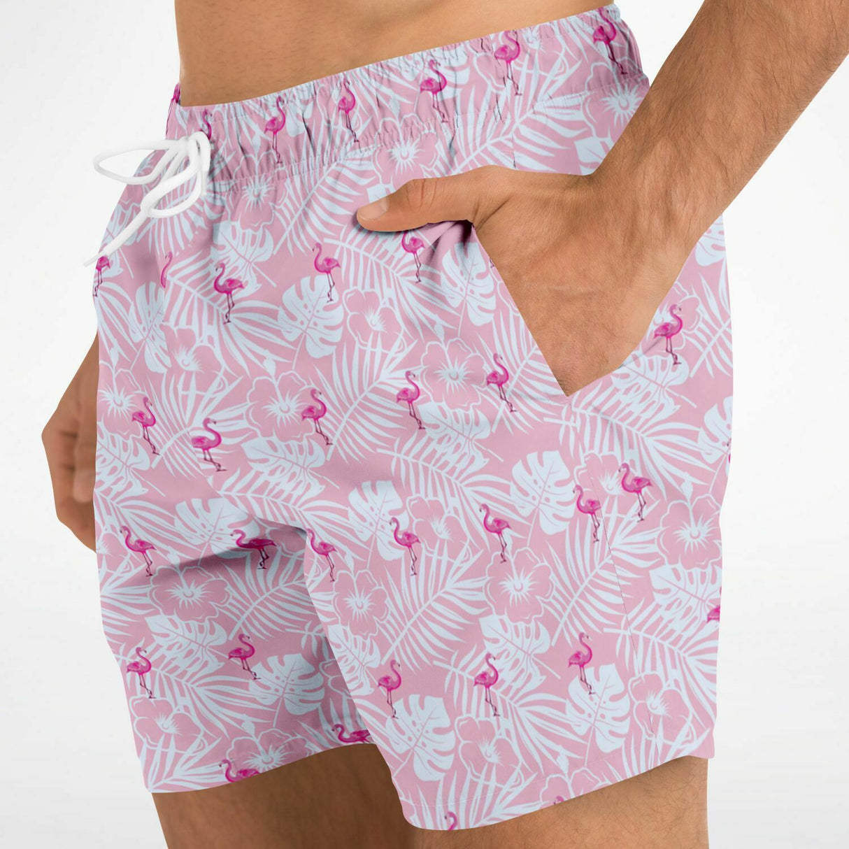 Bañador para hombre Rad Palm Party Like A Flock Star Pink