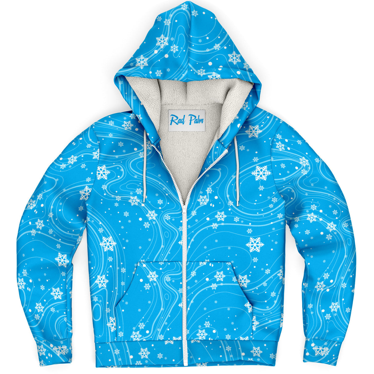 Rad Palm North pole Fleece Lined Hoodie