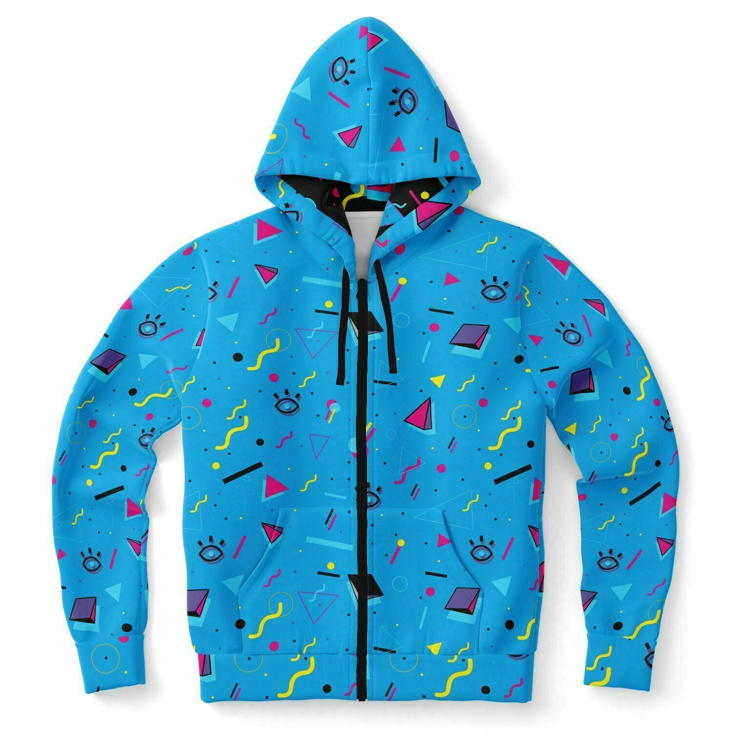 Rad Palm Blue Monday Zip Up Hoodie