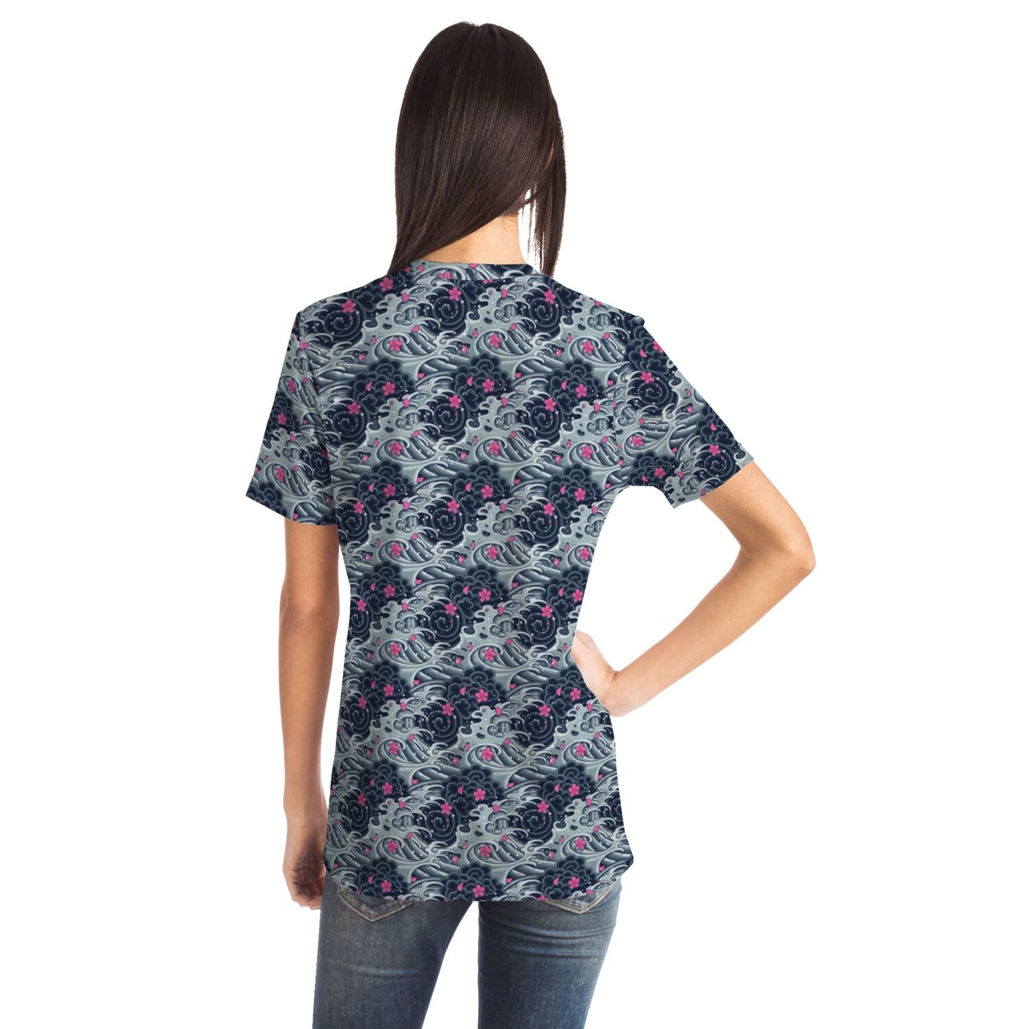Camiseta unisex con ondas japonesas de Rad Palm