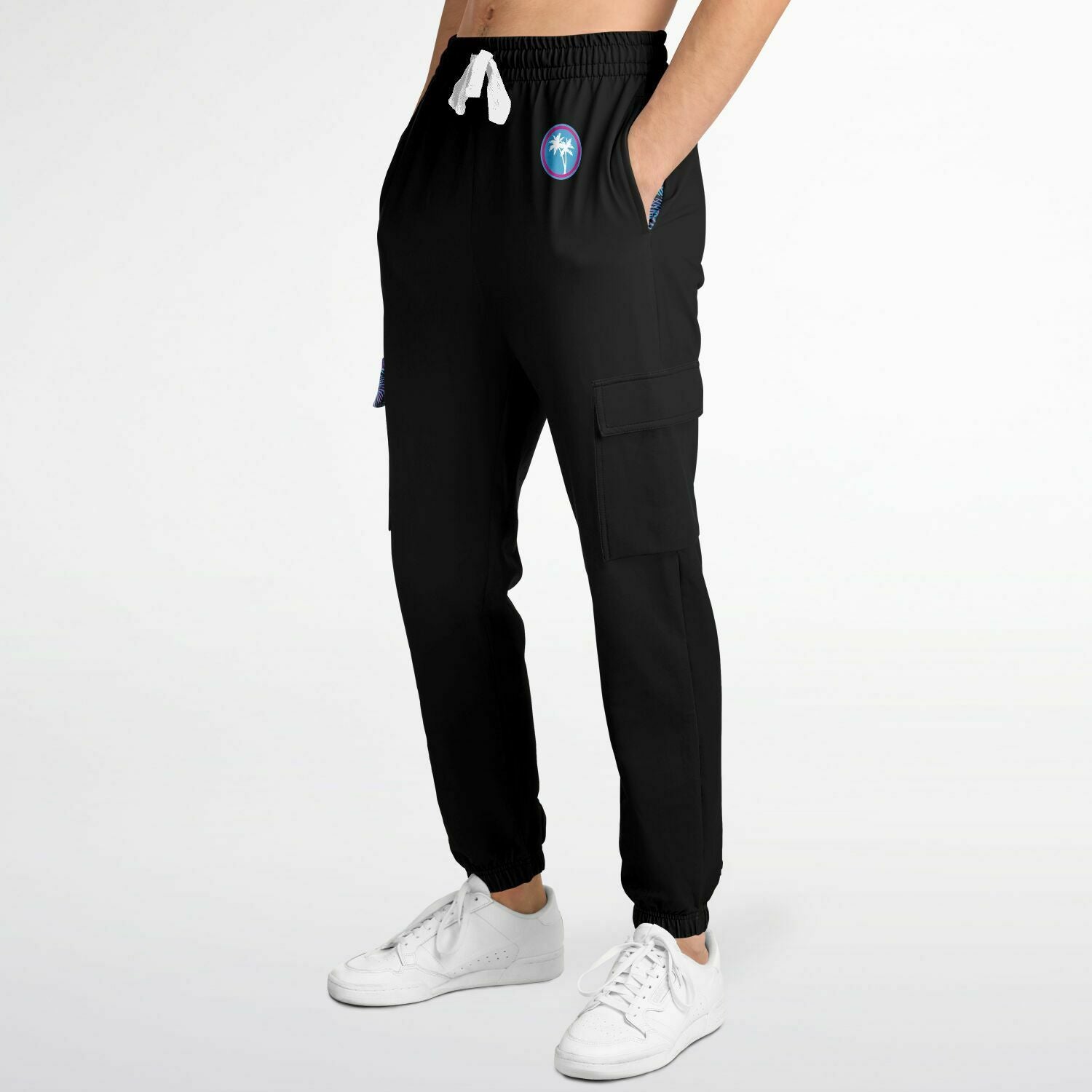 Rad Palm Cargo Sweatpants Glocktanamo Bay Pocket Art