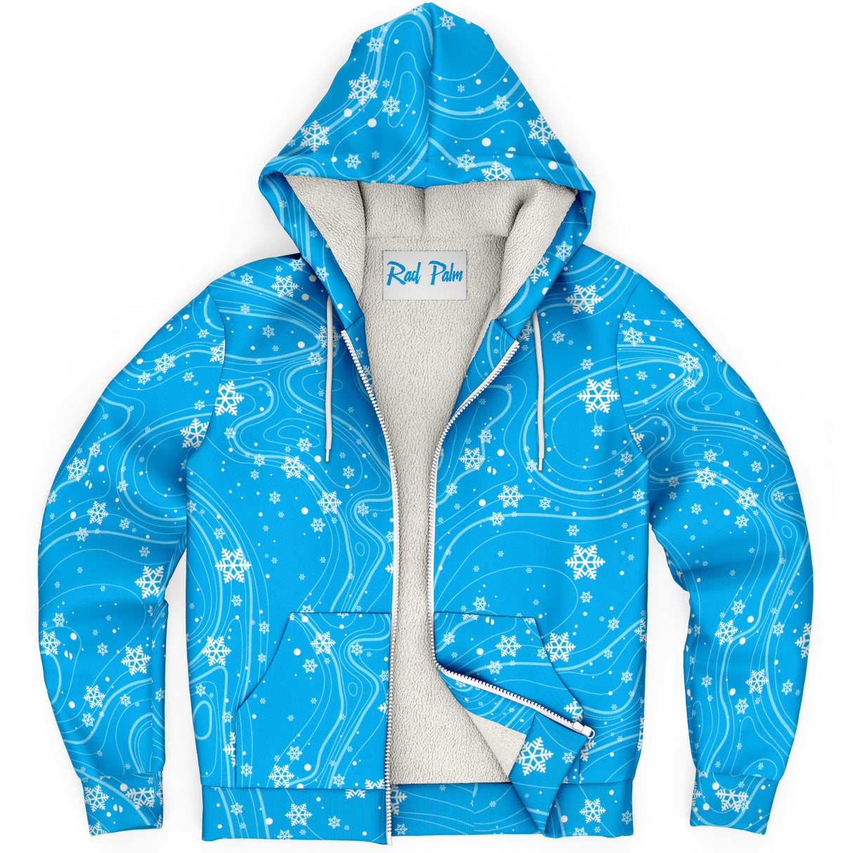 Rad Palm North pole Fleece Lined Hoodie