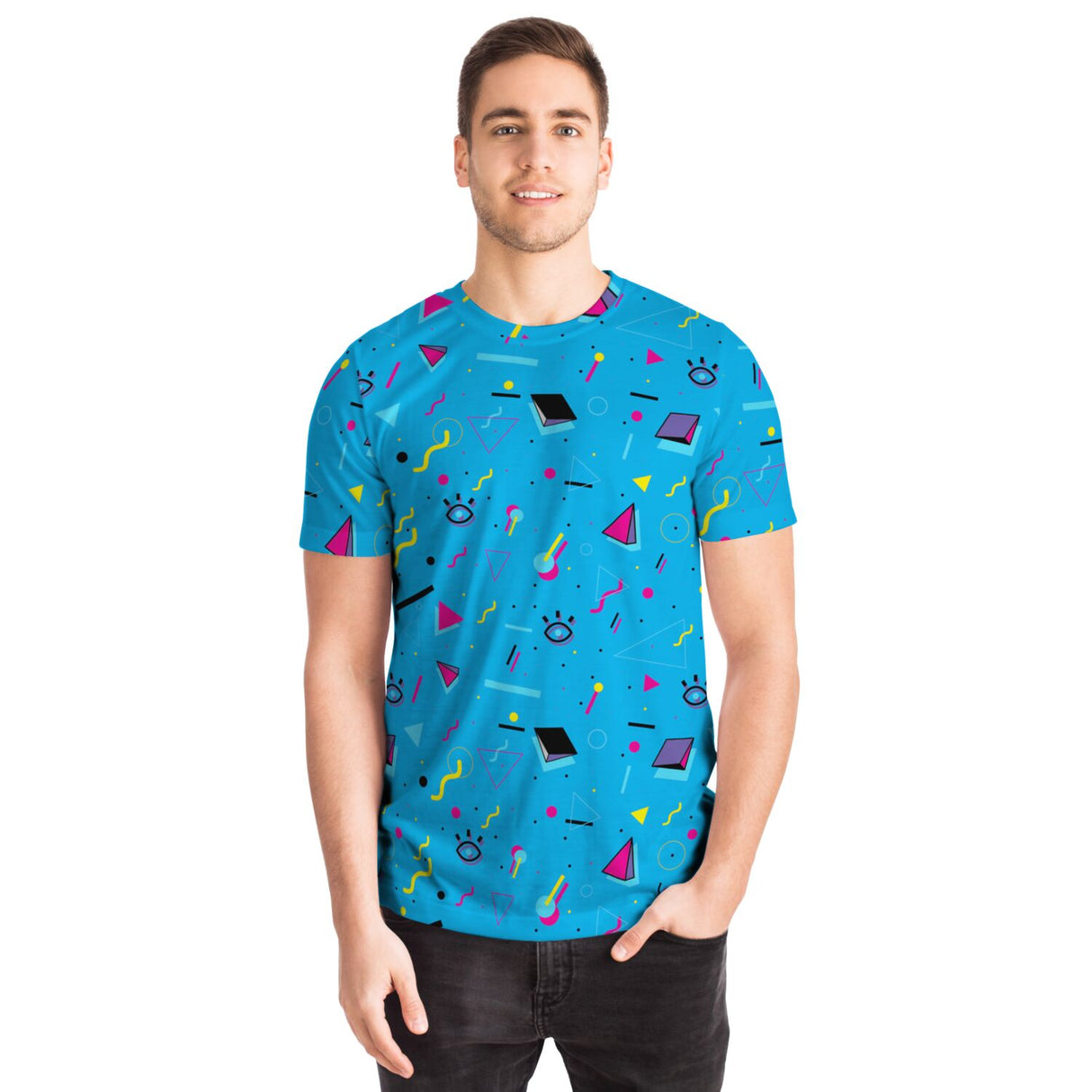 Camiseta azul del lunes de Rad Palm