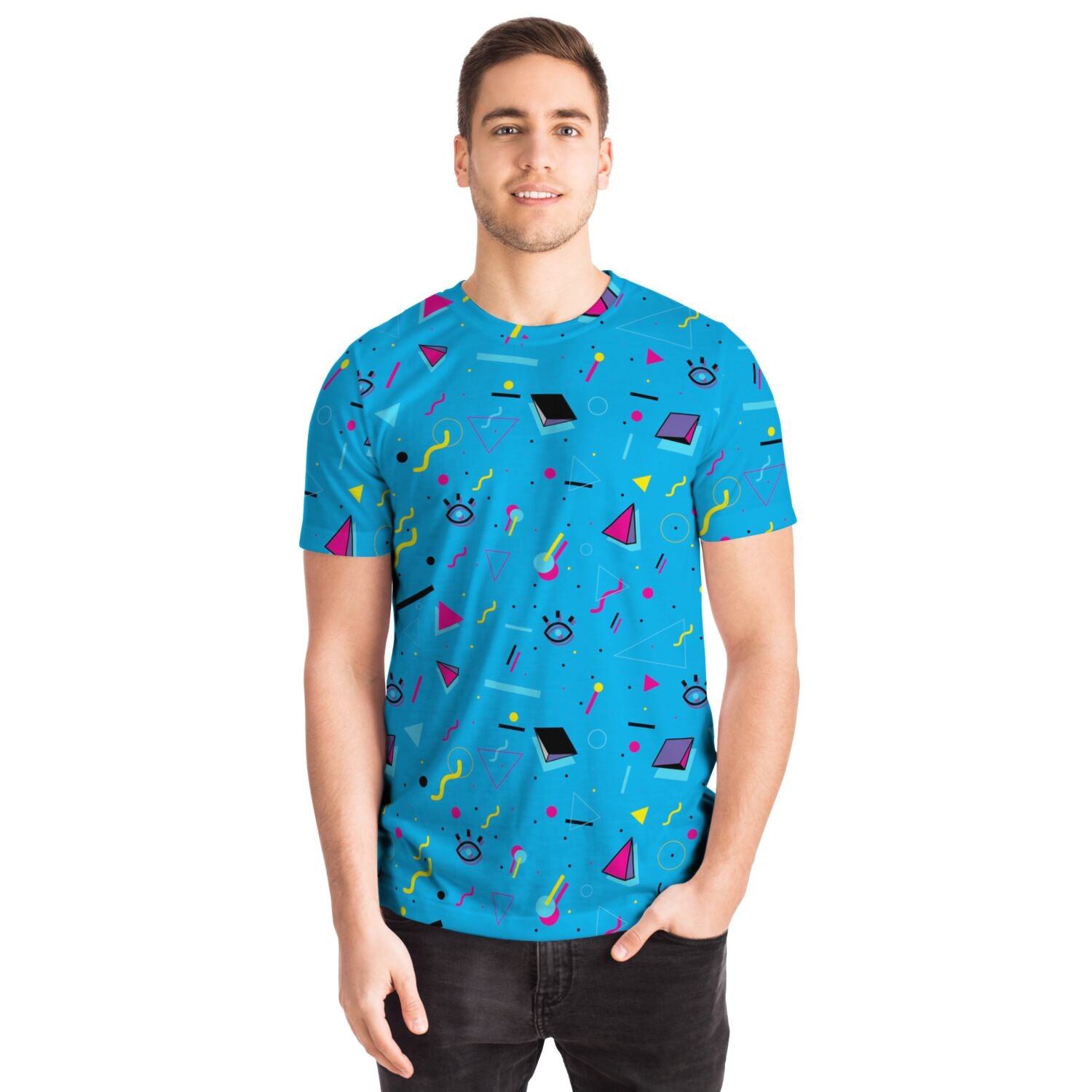 Camiseta azul del lunes de Rad Palm