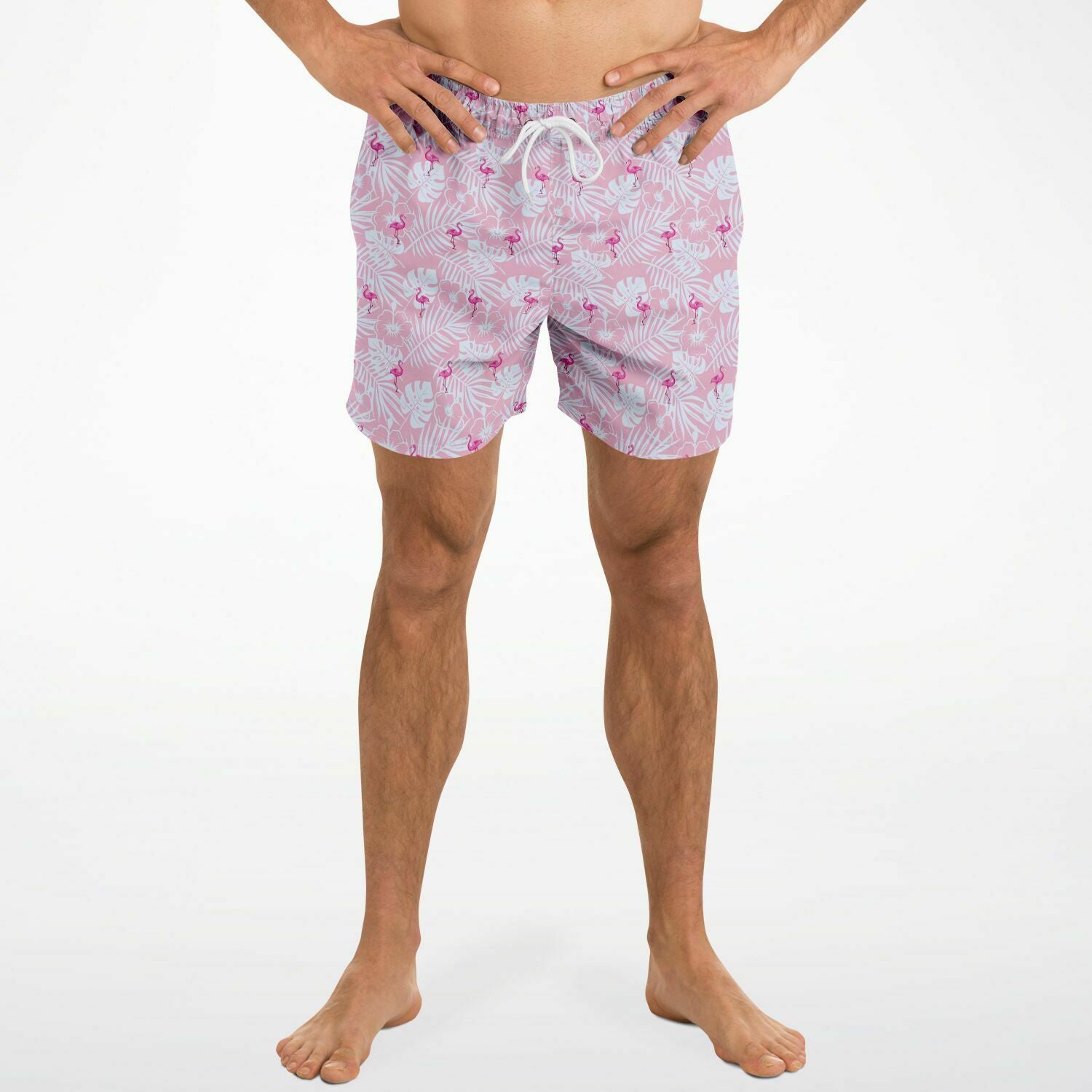 Bañador para hombre Rad Palm Party Like A Flock Star Pink
