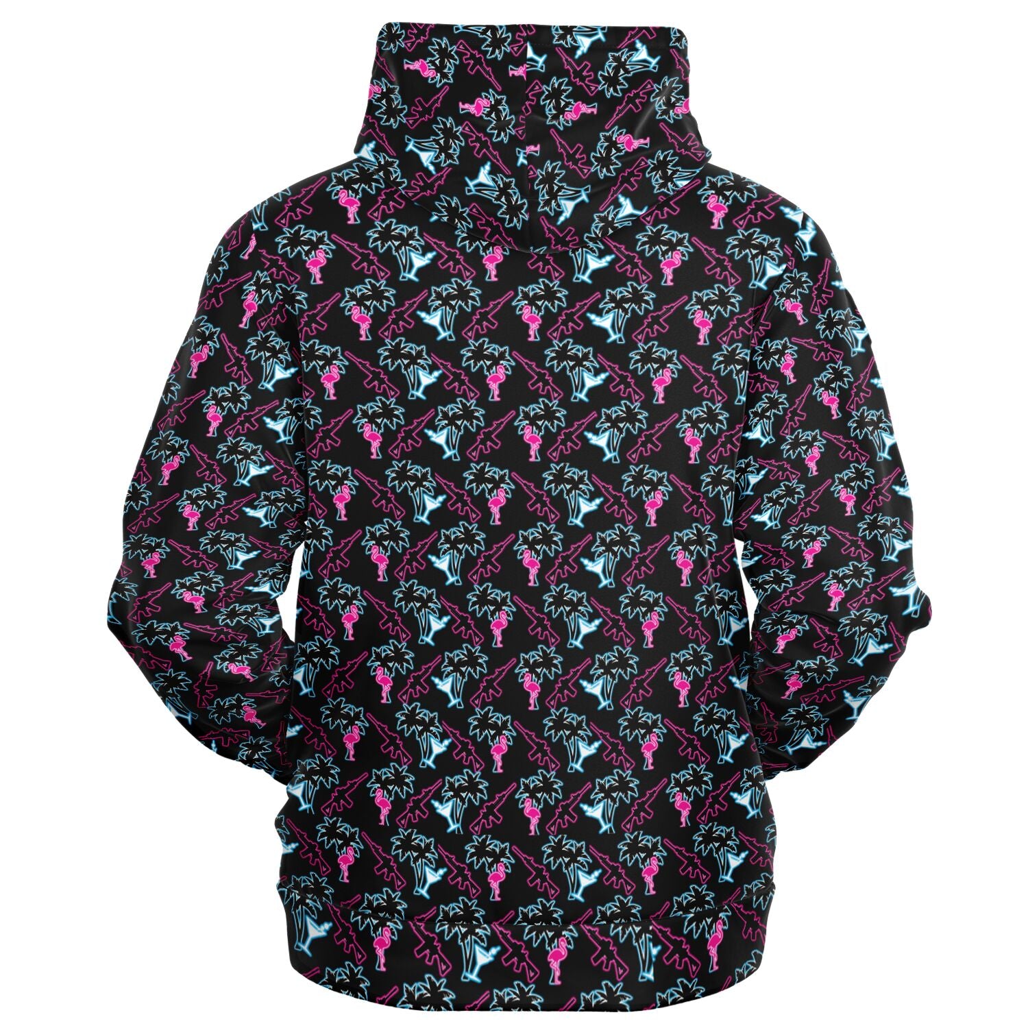 Rad Palm Neon Attack Zip Up Hoodie