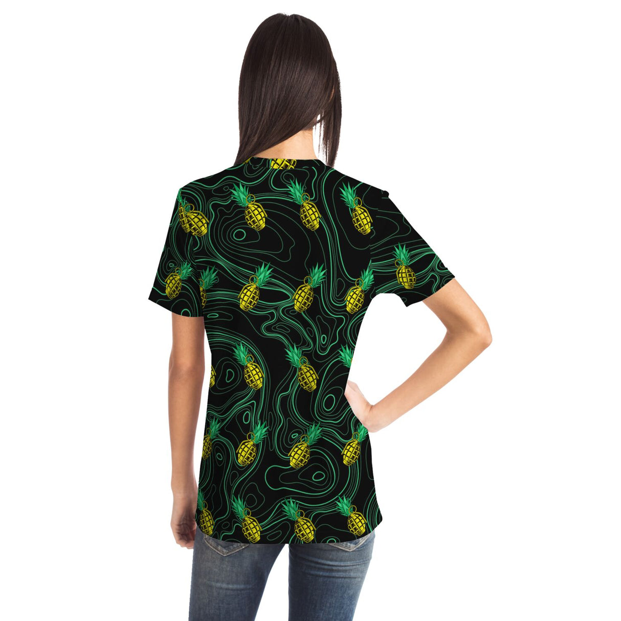 Camiseta con la muerte de la piña de Rad Palm