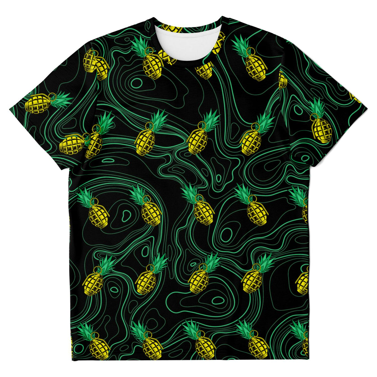 Camiseta con la muerte de la piña de Rad Palm